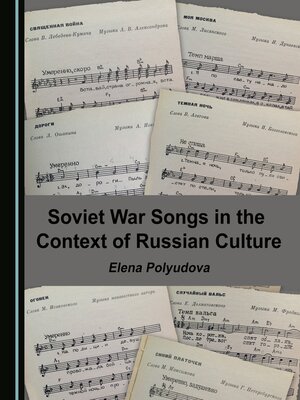 cover image of Soviet War Songs in the Context of Russian Culture